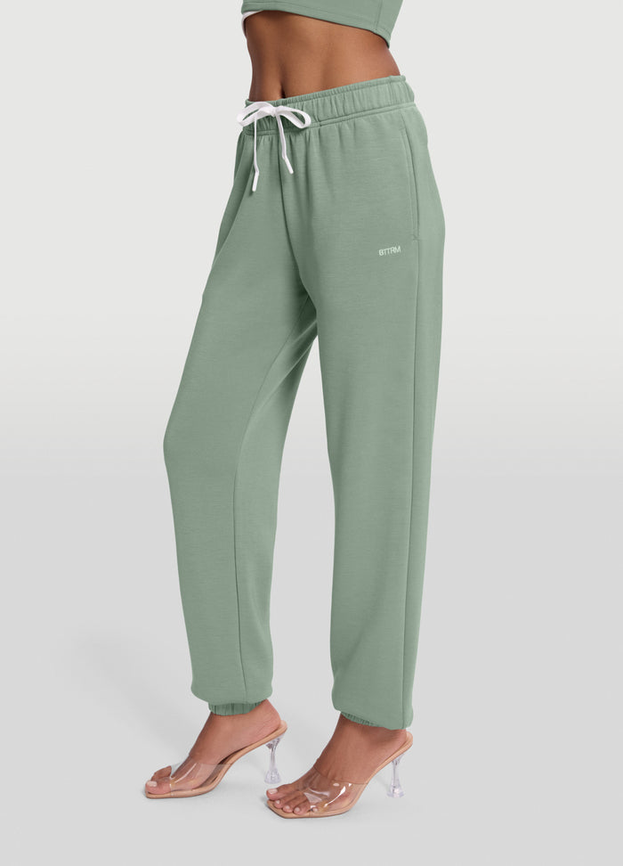 Soft Straight-Leg Sweatpants