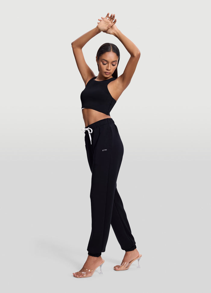 Soft Straight-Leg Sweatpants