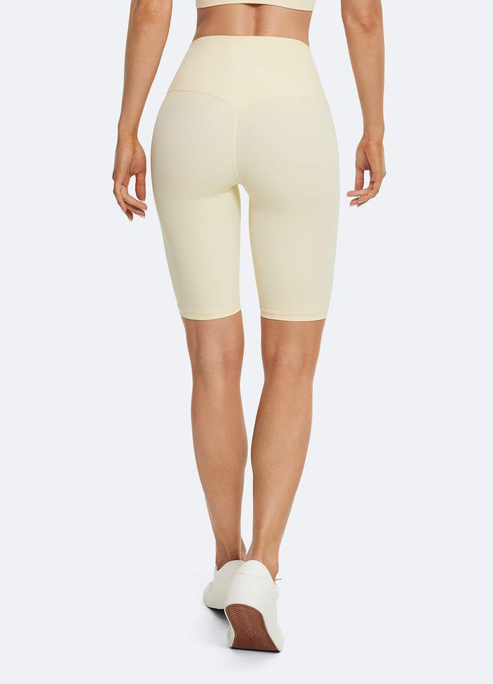 Fahrrad-Shorts, buttergelb