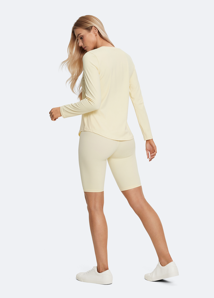 Fahrrad-Shorts, buttergelb