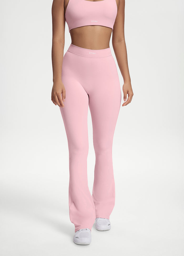 Scrunch Back Flared Leggings