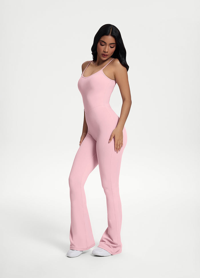 Flared Scrunch Jumpsuit