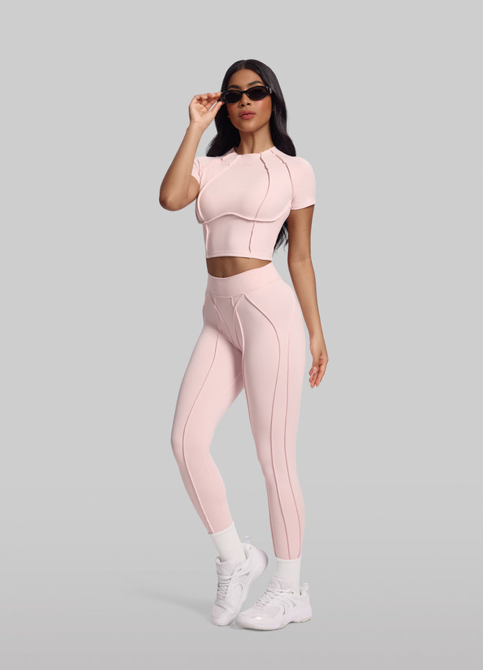 Legging com Costuras de Contorno  