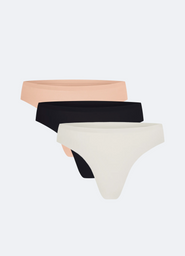 Nahtloser Mid-Rise-Tanga 3er-Pack