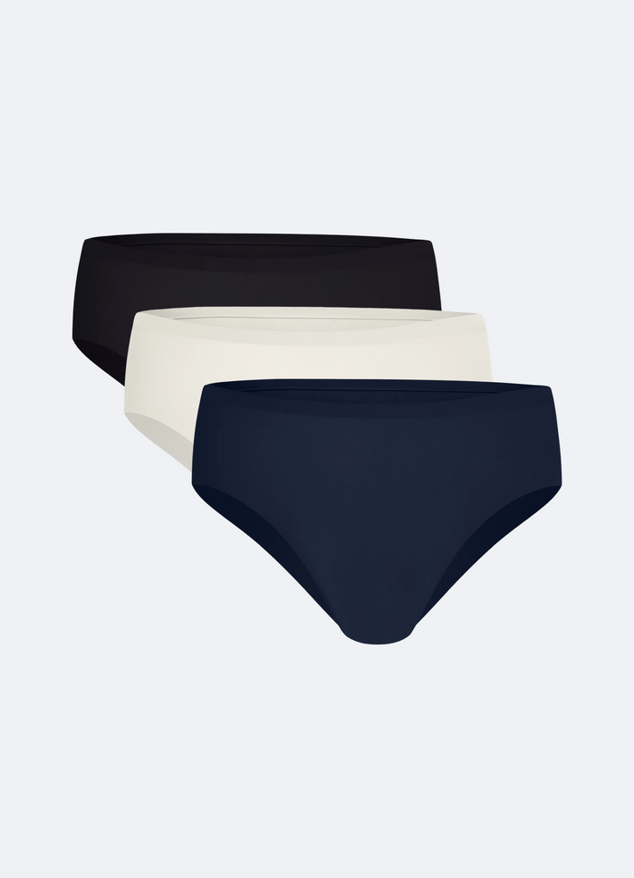 Bikini sin Costura Cintura Media Paquete de 3