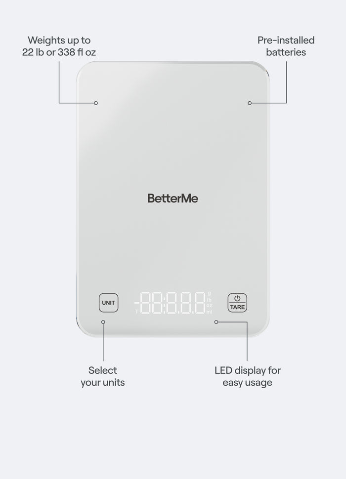 BetterMe Kitchen Scale