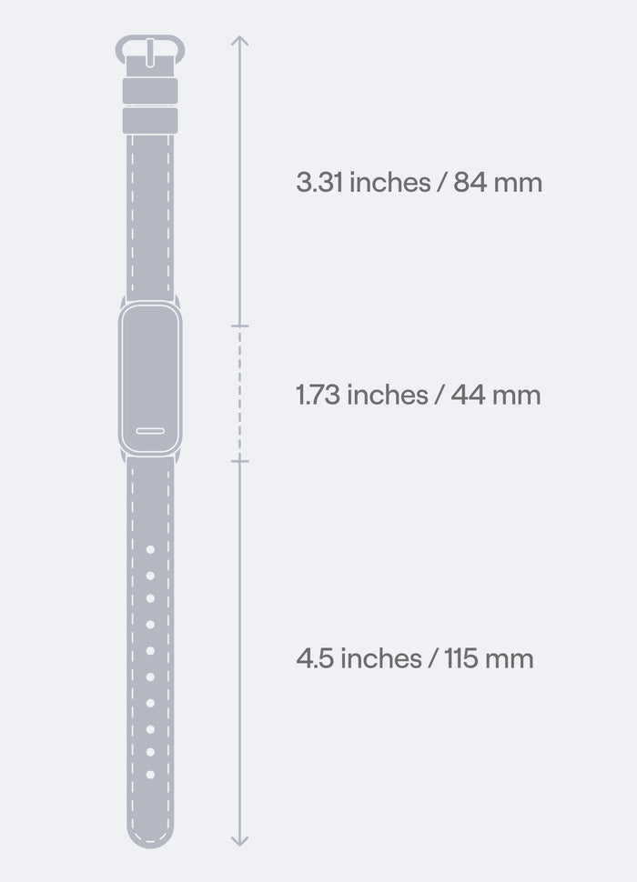 Correa de cuero para el BetterMe Fitness Tracker