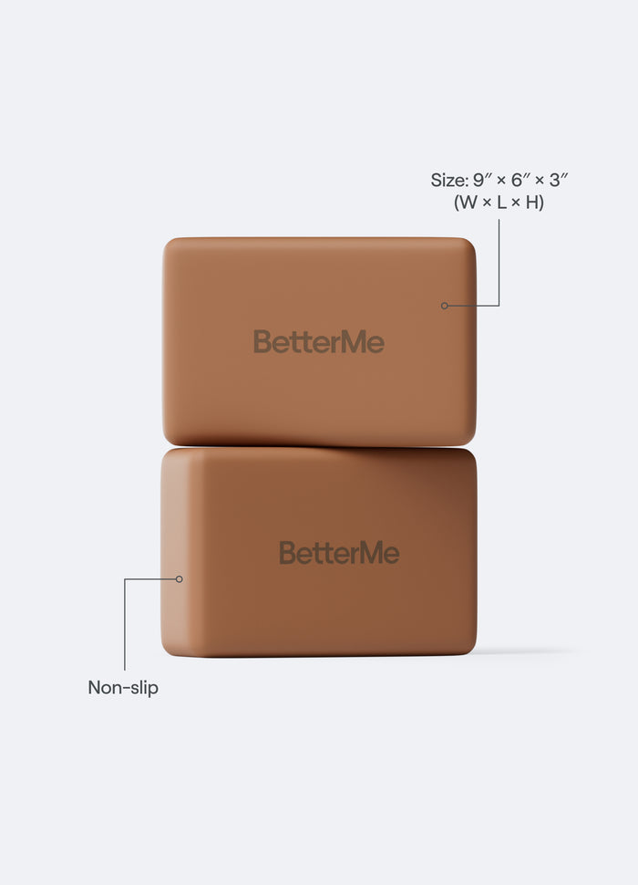 Assortiment de briques de yoga