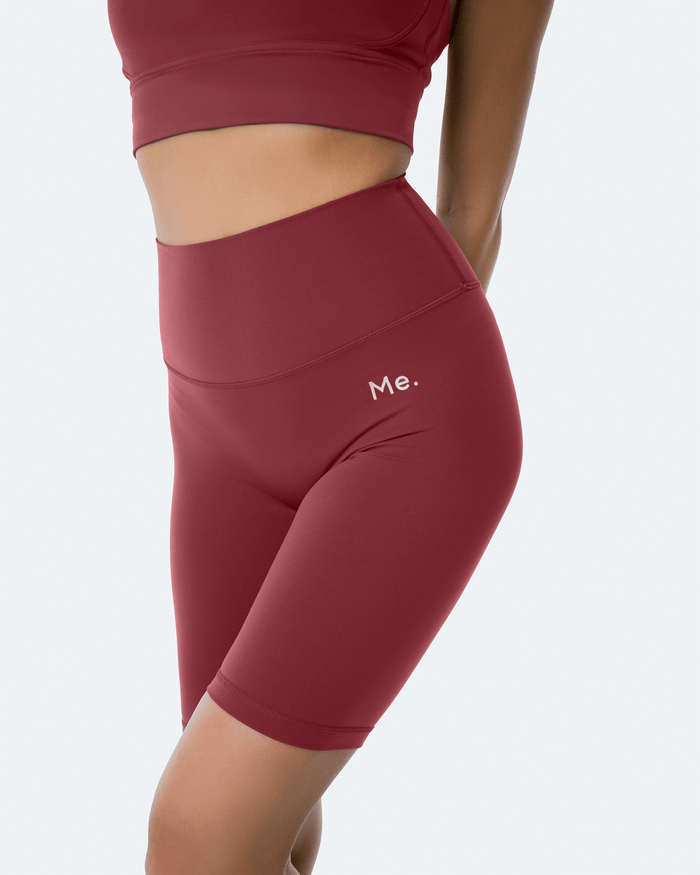 Fahrrad-Shorts in leidenschaftlichem Rot