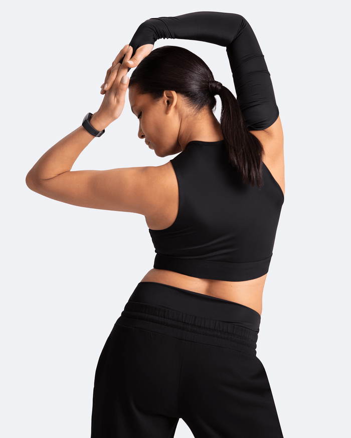 Top tendance épaule dénudée asymétrique