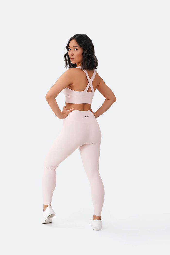 Brassière push-up vieux rose